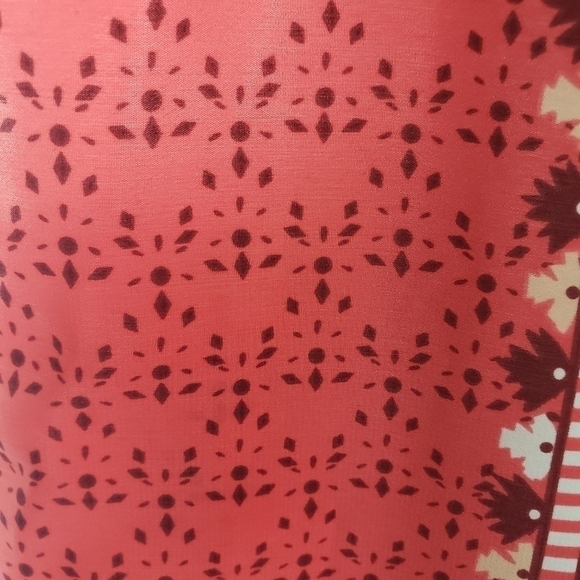 Old Navy Coral Print Sheath Dress Size M - Picture 9 of 11